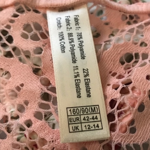 Silky Lace Floral Push up Bra and Brief Set - Picture 5 of 8